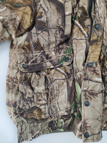 Remington Piumino Giacca Caccia Cappotto Taglia Media Reversibile Oliva Mimetico - Foto 4 di 13