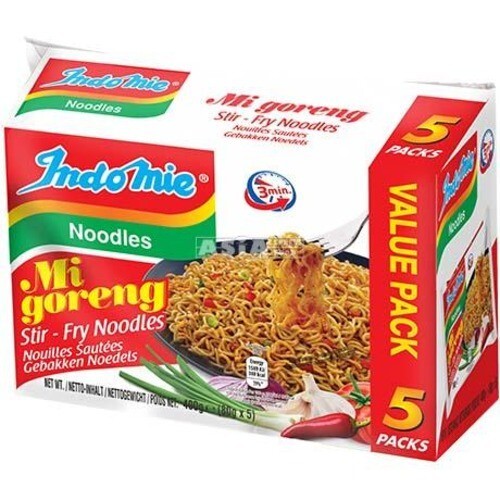 40 x 80g Indo Mie Instantnudeln Mi Goreng Flavour Instand Nudelsuppe IndoMie