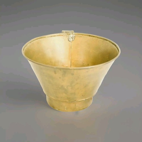 Ancienne cruche en cuivre massif et laiton épicerie ou pelle à grains NÉERLAN... - Afbeelding 4 van 6