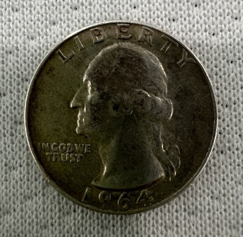1964 quarter silver no mint mark - Picture 2 of 3