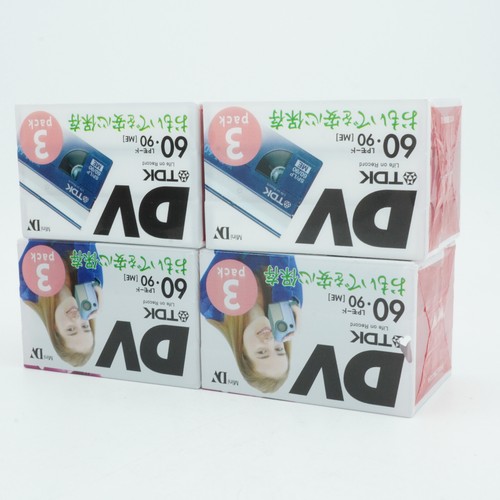 [New x12 Tapes] TDK mini DV Casettes Tapes 60min from Japan #B162 - Picture 2 of 8