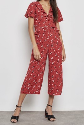 miss selfridge ditsy jumpsuit