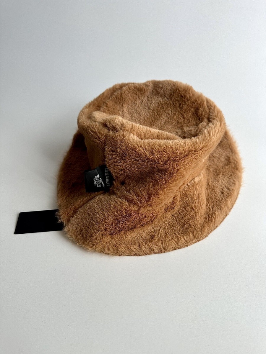 Steve Madden New Reversible Faux Fur Suede Trim Bucket Hat Steve Madden - Outback Style - Reversible | Mercari main image 4