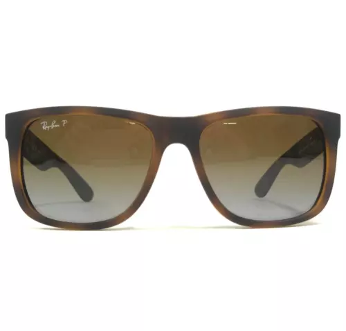 Ray-Ban 4165 Justin 865/T5 Havana Rubber Sonnenbrille Brown Gradient Polarized - Bild 2 von 6
