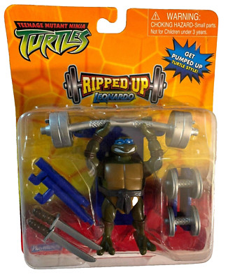 Teenage Mutant Ninja Turtles Teenage Leonardo Ripped Up New Factory Sealed 2004