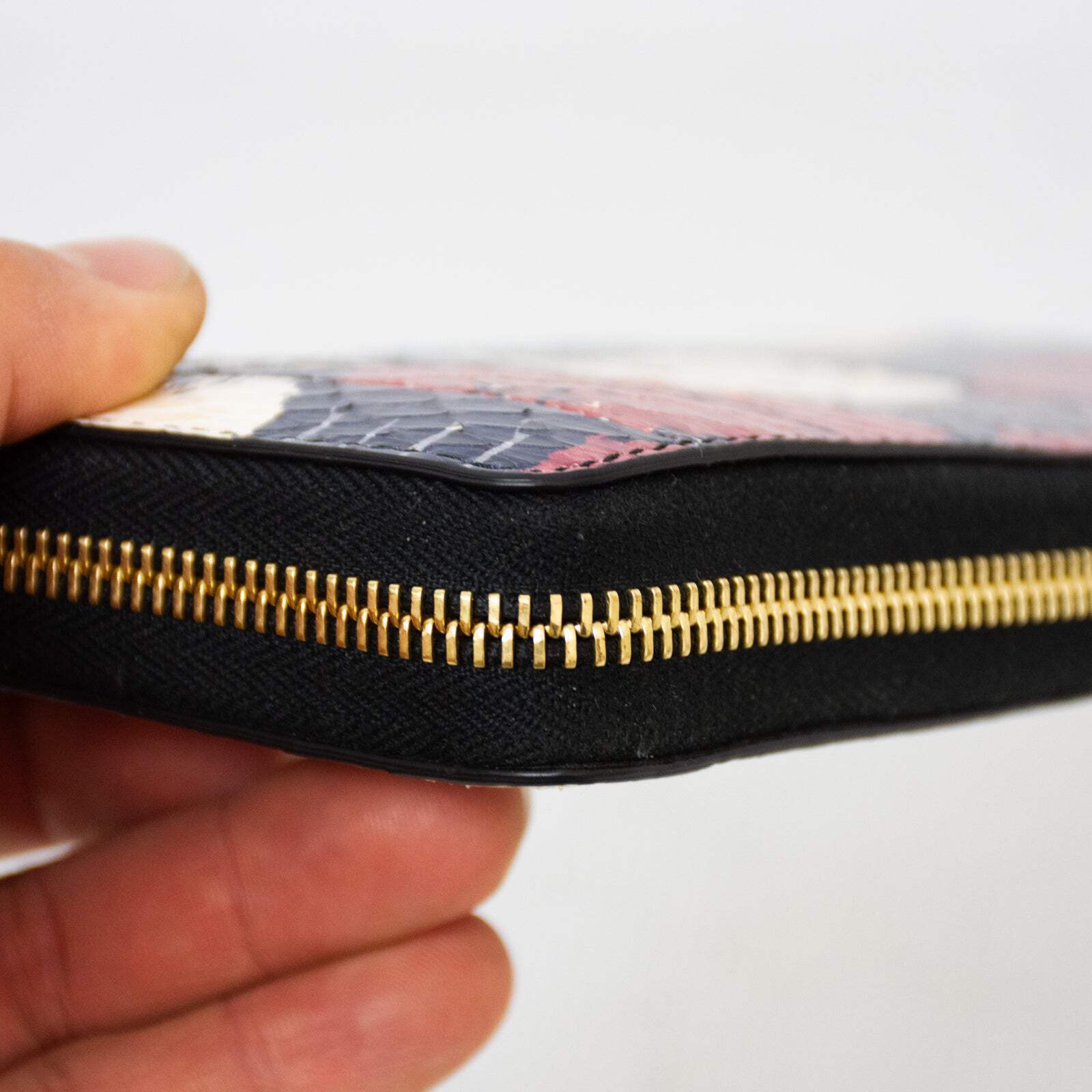 Gucci 453158 Python Zip Around Wallet - image 4