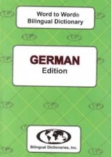 Image of German Word to Word Bilingual Dictionary by C. Sesma (2008, Trade Paperback)