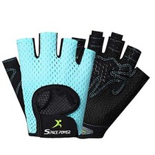 Guantillas Gym Guantes De Gimnasio Mujer Hombre Para Bicicleta nys Azul
