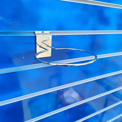 LINCE DISPLAY LIMITED Slatwall Ball Holder Display Ring - Football, Basketball, Sports Shop