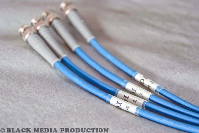 BNC HD-SDI Video Multicore SC-Vector 0.8/3.7 - 4 canali | Damar&Hagen HD-BNC *NUOVO*