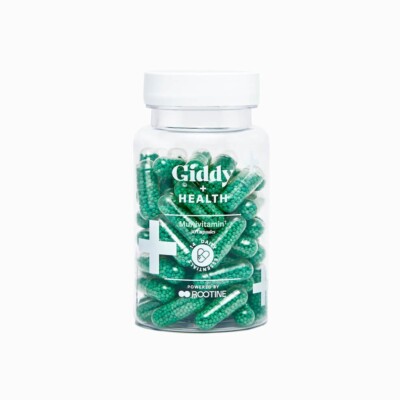 Giddy+Health Multivitamin with B-complex, D3, and zinc