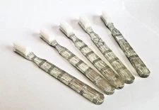 5 New FUN and Colorful Vintage Toothbrushes By Alan Stuart of New York