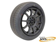 MX5 Calibre Neo Black 15" x 6.5J Alloy Wheels & Tyres Mazda MX-5 Mk1 Mk2 1989-05