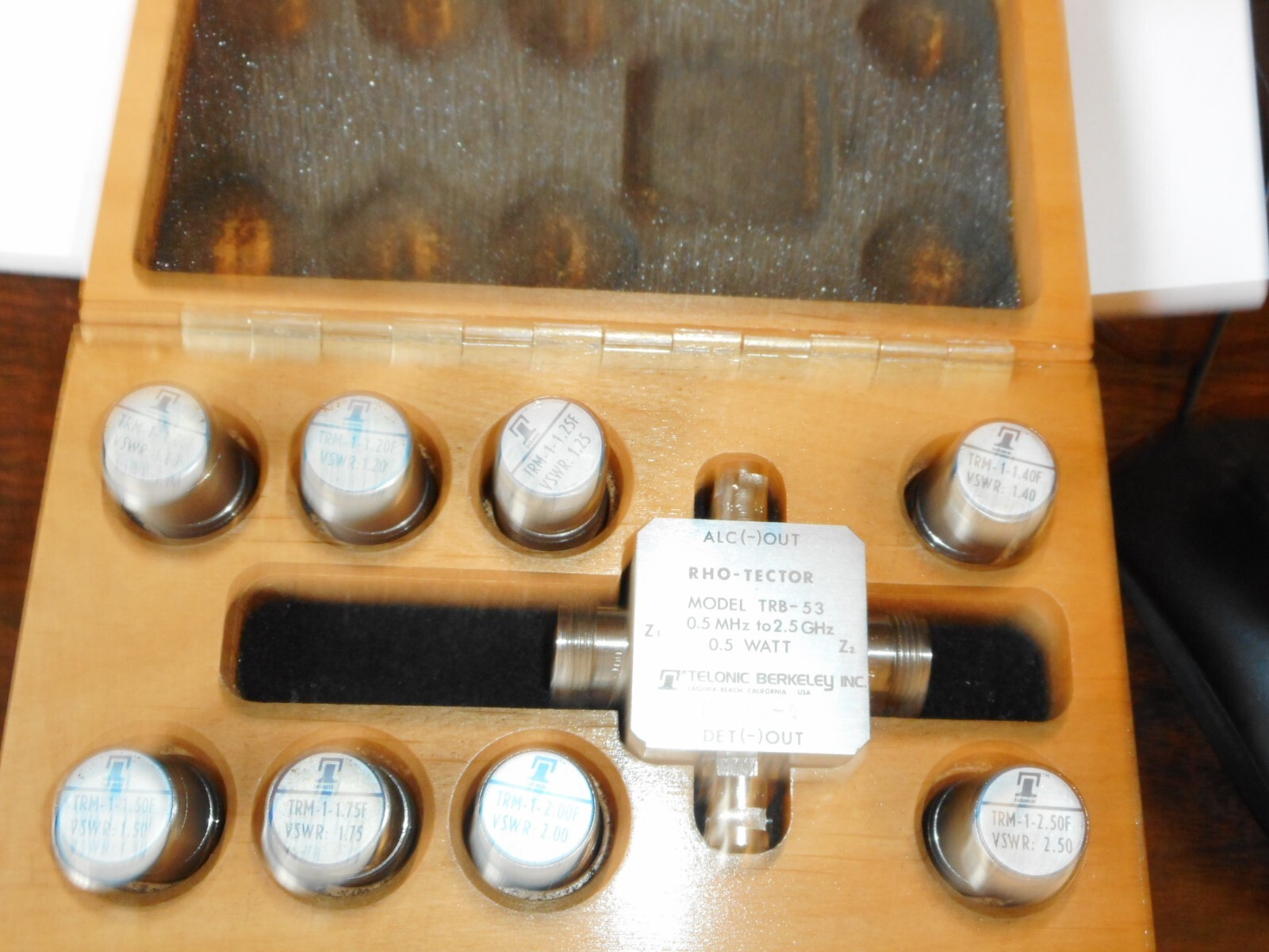 TELONIC BERKELEY VSWR TESTING KIT USA TRK-53A TRM-1 TERMINALS (RHO ...
