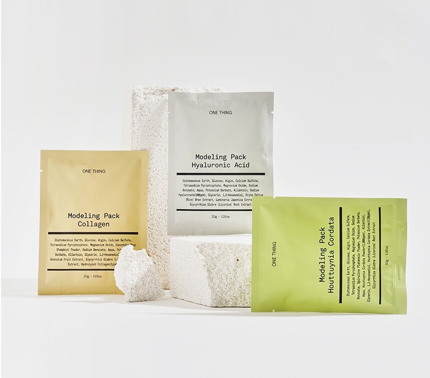 One Thing Modeling Mask ONE THING Collagen Modeling Pack 30g 5pcs Jelly Mask Skin Care K-Beauty ...