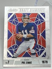 2024 Panini Absolute Football Insert Draft Diamonds Card #16 DD-PSS Phil Simms