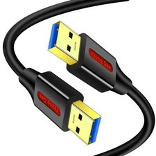 12Ft USB 3.0 Male to Male Cable for Hard Drive Enclosures DVD Player Laptop