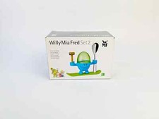Willy Mia Fred Eierbecher Kunststoff Buddy Personen Halter Hammer Löffel Set 2 WMF sehr guter Zustand