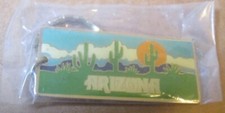 ARIZONA Cactus Souvenir metal key keyring chain keychain 2.25" in Package