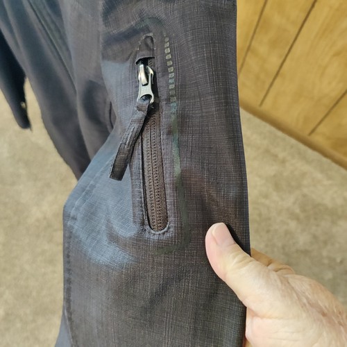 Free Tech Outerwear Herren Jacke Gr. 2X dunkelgrau Kapuze Fleece gefüttert - Bild 6 von 10