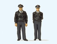 Preiser 63101 Spur I - Polizisten Stehend Blaue Uniform Neu Und Ovp