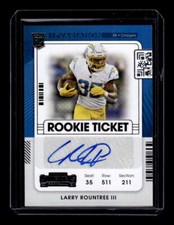 2021 Panini Contenders #234B Larry Rountree III VAR Auto - NM-MT