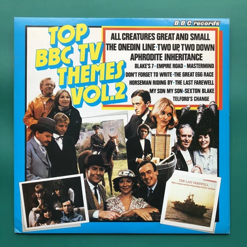 TOP BBC TV THEMES (VOL.2) Soundtracks LP Blake's 7 Horseman Riding By Mastermind