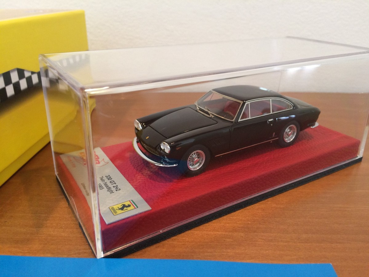 FERRARI 330 GT 2+2 BBR MODELS 1/43 RARE N.TAMEO TRON MG BOSICA AMR 