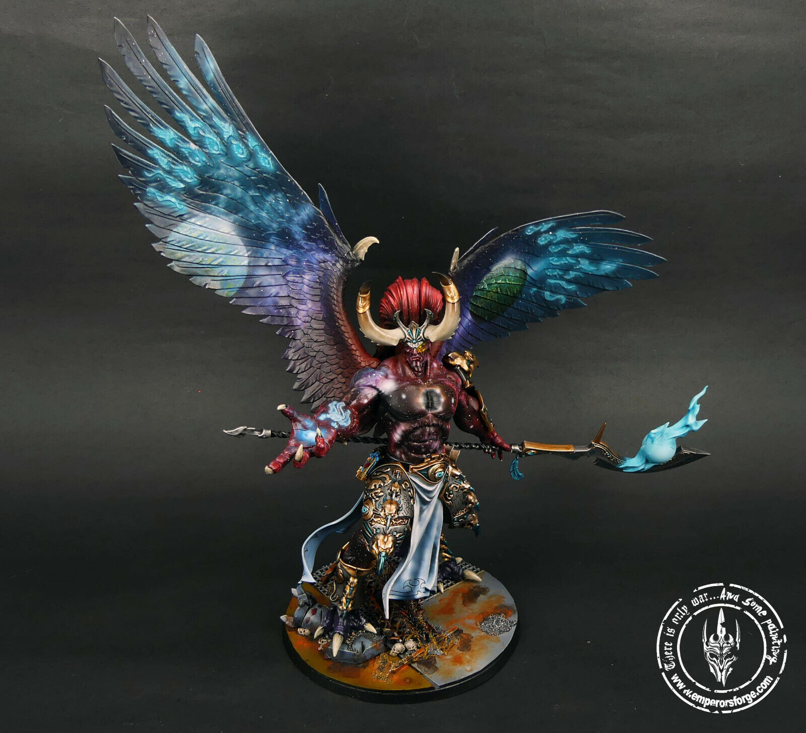 Magnus the red from GW. Painted by me : r/minipainting