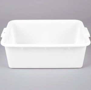 Details About 12x 20 X 15 X 7 White Storage Plastic Dish Restaurant Food Bus Tub Box