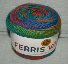 Lion Brand Ferris Wheel Yarn 604 Sprinkles Knit Crochet Craft Fast Shipping