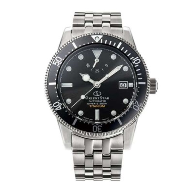 Orient Star RK-AU0701B Diver Titanium Mechanical Men's Watch New + Box & Paper's