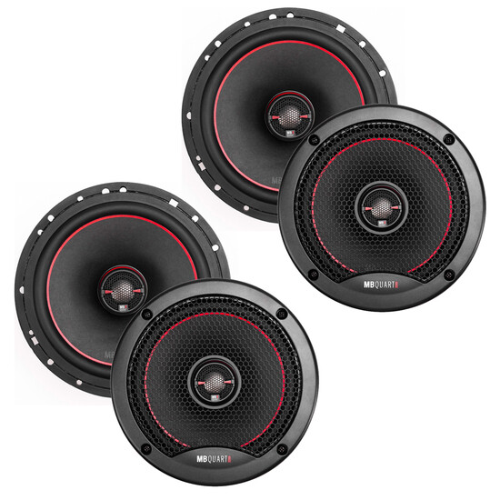 2 пары Двухполосные коаксиальные автомобильные динамики MB QUART RK1-116 мощностью 200 Вт RMS 65 31290₽