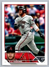 # US82 P.J. Higgins Arizona Diamondbacks 2023 Topps Update