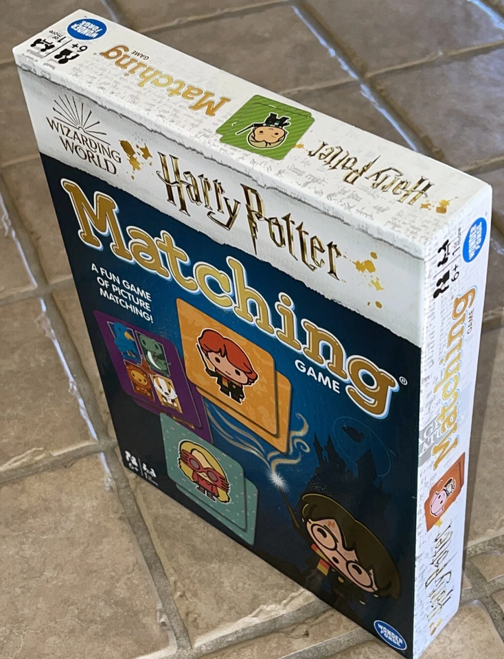 Harry Potter Matching Game Wizarding World Memory Tile Match Family Fun! Nice! - Image 3 of 3