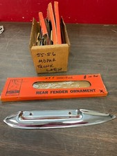 1949 1950 Ford Fuel Door Guard Rear Fender Ornament Trim Nos 826