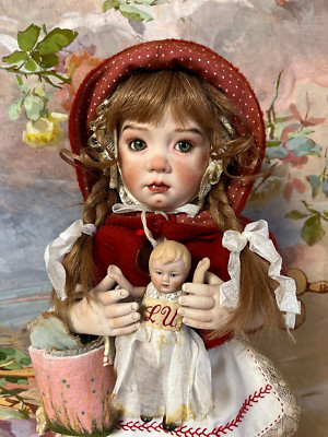 OOAK Künstler Porzellanpuppe von Beatrice Perini ''Voices from the Forest''