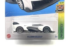 2023 Hot Wheels McLaren Solus GT (White) #250  SUPER CUSTOM WHEEL SWAP by AEB