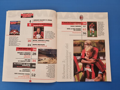 Strength Milan 9 September 1998 Bierhoff-Baggio-Del Piero +Serie A