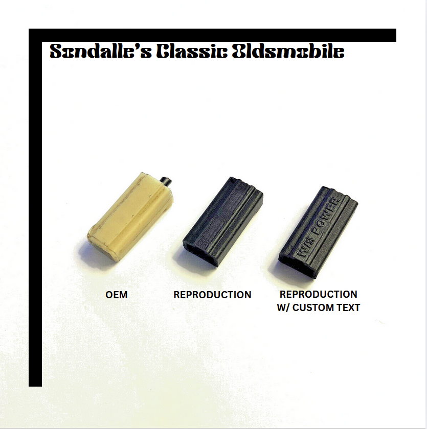 1964 Oldsmobile GM Black Notched Female Connector 3D Printed Customizable