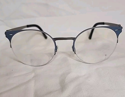 Hecho a mano OVVO Optics 5003 gris polvo/oro claro mate - gafas de titanio - Imagen 3 de 9