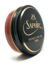 Cognac - Saphir Medaille d'Or Pate de Luxe Shoe Polish Wax - 100ml Tin