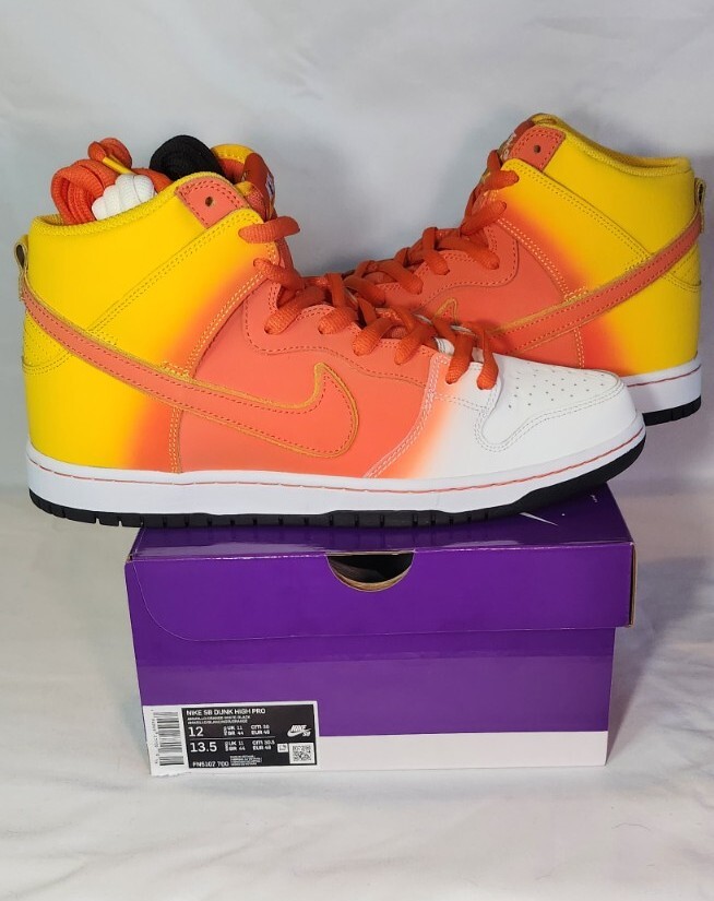 Nike SB Dunk High | Mens Size 12 | Sweet Tooth Candy Corn