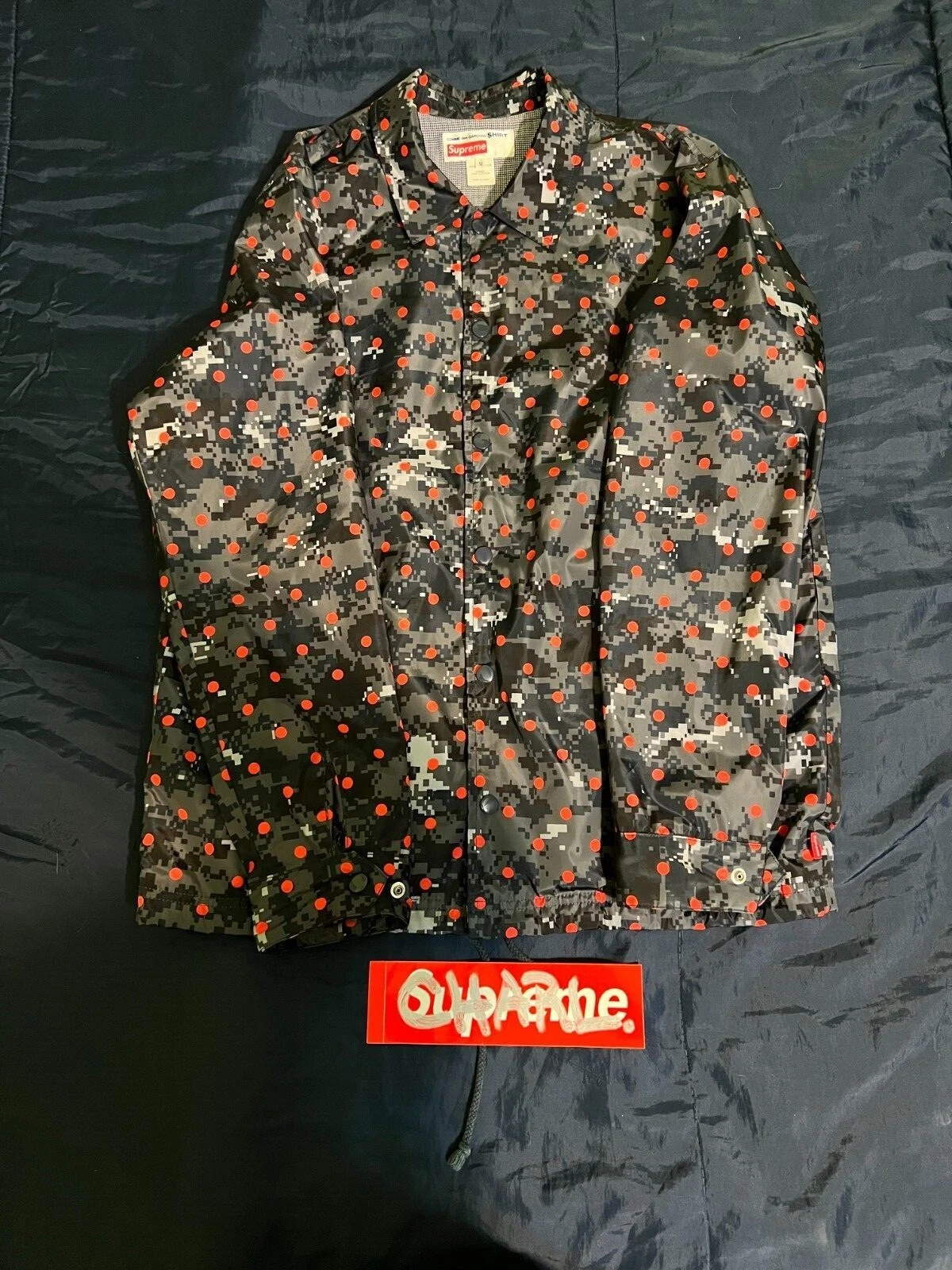 Veste Supreme CDG Comme Des Garcons Coaches taille moyenne
