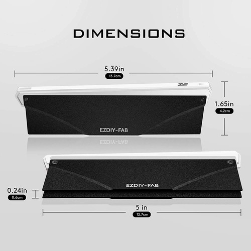 5 V ARGB Memory RAM Cooler Dissipateur de chaleur DDR compatible avec Asus Au... - Afbeelding 4 van 7