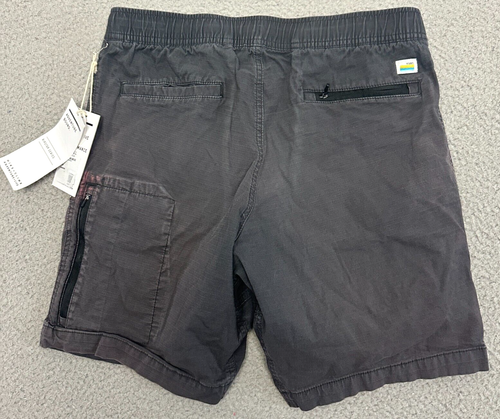 Vuori Ripstop Shorts Herren Small anthrazit grau Gummibund V370 Kordelzug - Bild 2 von 24