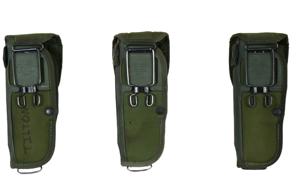 Зеленая армейская кобура BIANCHI M-12 OD Beretta M9 #9388057 под обе руки - Изображение 3 из 4