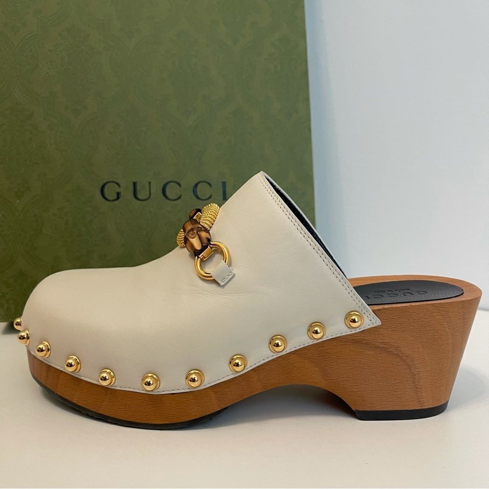 GUCCI Bamboo Horsebit Clog (Women) 35 | eBay