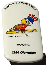 Olympics Los Angeles 1984 Sam The Eagle Rowing Pin