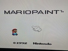 Mario Paint (Super Nintendo Entertainment System, 1992) SNES Authentic Tested